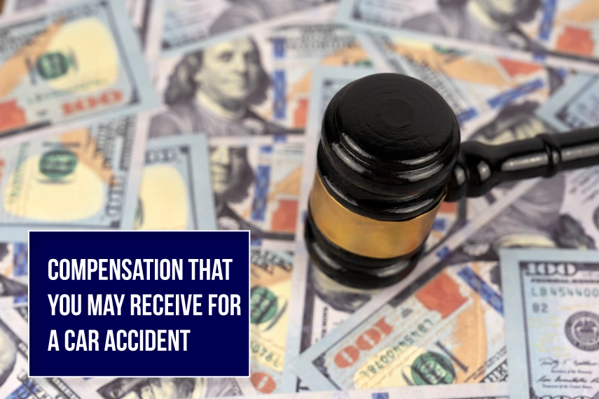 What types of compensation can I receive for a car accident?